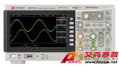 keysight是德 DSOX1102A 示波器：70/100 MHz，2 個模擬通道