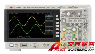 keysight是德 EDUX1002G 示波器：50 MHz，2 個模擬通道